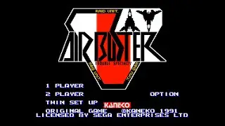 Air Buster - Sega Genesis - 1991 [Eye Catch]