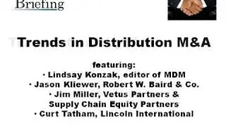 Trends in Distribution Mergers & Acquisitions