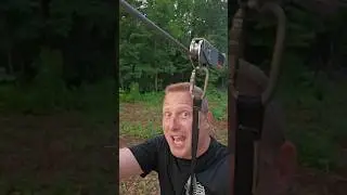 800+ Foot Zipline Trust Fall!  #zipline #DIY #adventure #thrill #exciting #adrenaline #funny