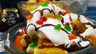 Vanilla Sundae | Ice Cream Sundae | Mixed Fruit Ice Cream | Dessert