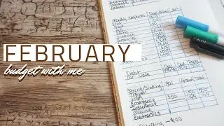 February budget with me 2020 | Second Debt Paid| #payingoffdebt #budgetwithme #februarybudget