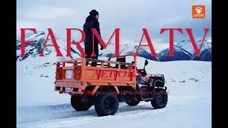 Conquer the Snow with Our Powerful FARM ATV! ❄️🚜