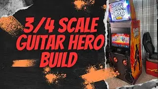 The cab that Arcade1up can't build..  3/4 Scale Guitar Hero Arcade.