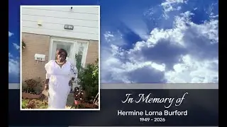 Funeral Livestream Service for Hermine Lorna Burford