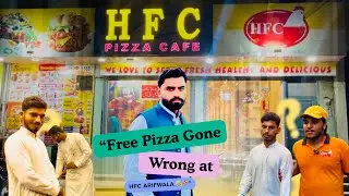 &ldquo;Free Pizza Gone Wrong at HFC Arifwala 😅🍕&rdquo;