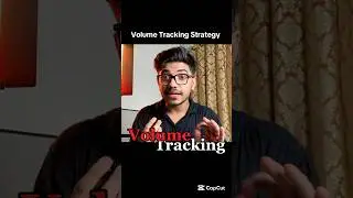 Volume Tracking Strategy Part 1 #crypto #cryptotrading