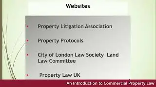 Stewart Title - An Introduction to Commercial Property Law