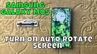 How to Turn On Auto Rotate Screen on Samsung Galaxy M05