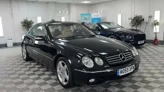 2005 Mercedes Benz CL500 AMG In Black With Cream For Sale In Cardiff