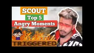 Top 5 Most Angry Moments Of Scout On Stream   Scout Rage Moments On Stream  Ft Scout