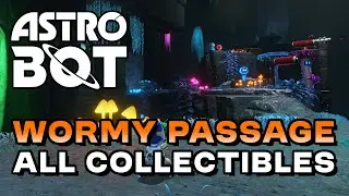 Astro Bot - Wormy Passage All Collectible Locations (Bots, Puzzle Pieces & Trophy)