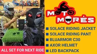 Moto Mores(Best Riding Store in Kolkata) || All Set For Next Trip || Complete Tour #youtube