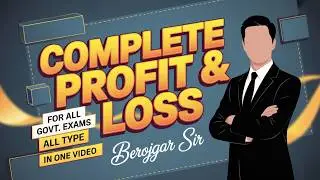 Profit and Loss for Government Exams | Complete Chapter | #maths #profitandloss #srlethub