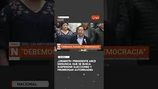 Presidente Arce denuncia que se busca suspender las elecciones y prorrogar autoridades