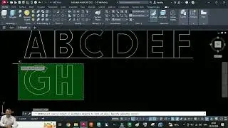 Ders 8; Autocad E-F-G-H-I-J Harf Uygulaması, Rectangle, Explode, Divide, Extend, Fillet Komutu