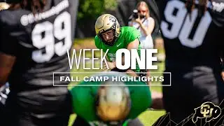 Colorado Football: 2025 Fall Camp Week 1 | Highlights