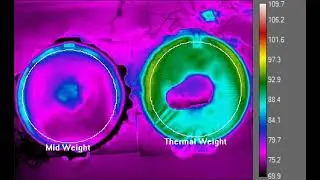Wick Dry Test Pat Mid Weight vs Thermal Weight