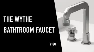 A stunning profile with sophisticated curves -- VIGO Wythe -- 2 handle faucet
