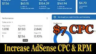 High CPC AdSense loading explained step by step | How to Increase AdSense CPC & RPM