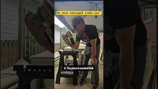 Building Fitness Equipment Unhinged #parkour #funny #comedy #carpenter #meme #memes #foryou #random