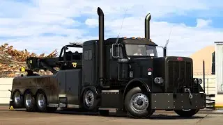 American Truck Simulator | E&deg;105 | Peterbilt 388 truck breakdown service Bus Irizar PB