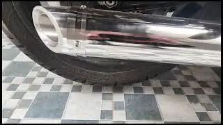 Royal Enfield Meteor with Barrel Exhaust Trail Idling sound
