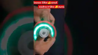 amazing rotating LED light💡 / DC motor LED light #shorts