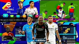 eFootball PES 2025 PPSSPP FULL TRANSFER ENGLISH COMMENTATOR