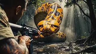The Jungle Titan: A Lone Soldier's Desperate Battle Against a 10-Meter Anaconda