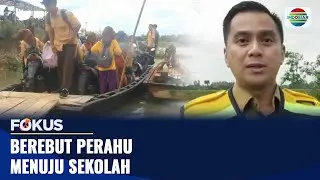 Jembatan Mangkrak, Siswa Berebut Perahu Menuju Sekolah | Fokus