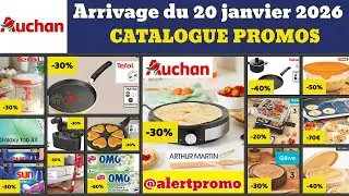 catalogue AUCHAN du 20 janvier 2026 ✅ Arrivage cuisine linge 🔥 Promos deals soldes
