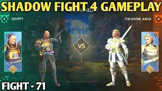 Fight - 71 || shadow fight 4 gameplay || ranked match  || shadow fight 4 || android games