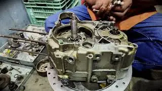Full engine fitting Hero bike #bikemechanic #bs6expertmechanic 
