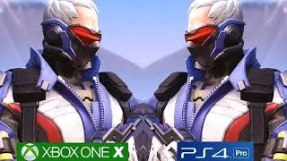 Overwatch - Xbox One X vs PS4 PRO Graphics Comparison [4K/60FPS]