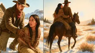 Poor rancher saved the Apache woman, what happened next changed history #westernstories 