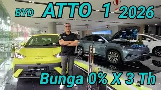 Harga BYD ATTO 1 Masih Terjangkau. Bunga 0% X 3 Th. Cashback Makin Besar. Promo BYD 2026.
