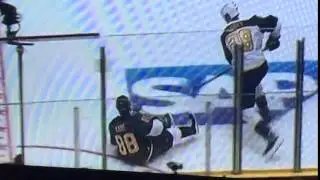 Sk8Gr8| John Scott Runs Over Kane In 2016 All Star Game-(Zoomed and SLOW MOtion HD)