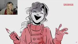 BrookeAB reacts to BABUSHKA The Movie | Among Us Animatic