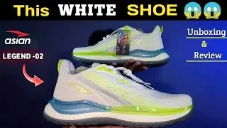 ASIAN Legends 02 Shoes Review & Unboxing | Best Budget WHITE SHOES For Men ? | Asian Shoes Review
