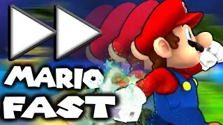 Super Mario Galaxy but Mario is 10 times faster!