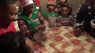 Saran wrap Money ball game or candy ball game.