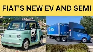 Fiat Teases Adorable, Topolino EV and Latest Sightings of Pepsi Tesla Semi