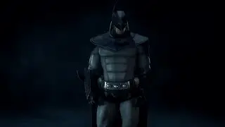 Show Case & Gameplay of Anime Batman Skin [WBPlay DLC] (Batman Arkham Knight - PS4 Gameplay)