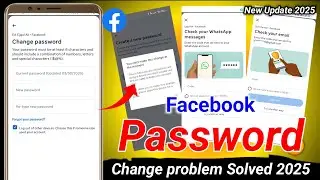 facebook password change problem 2025 Make important changes in Accounts Centre problem fixed ✅