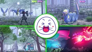 Pokemon World in FIRST PERSON VIEW 🐍🐍【Forest Morning】【Smallest to Biggest】【Accurate】【3D Animation】