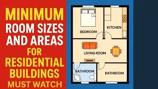 Minimum Room Sizes and Areas for Residential Buildings as per IS Code | Building Design Guide