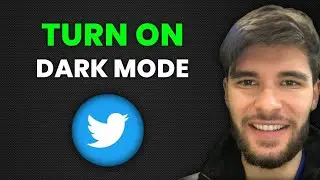How To on dark mode Twitter