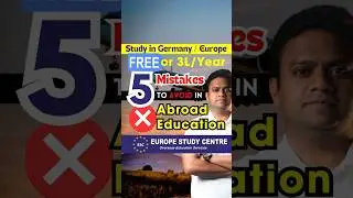 5 Mistakes to Avoid When Studying Abroad?🌍