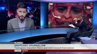 Snapchat filters help rape survivors speak out- Yusuf Omar on BBC World.