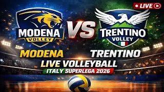 Modena Vs Trentino 🏐Live Volleyball ITALY SuperLega 2026